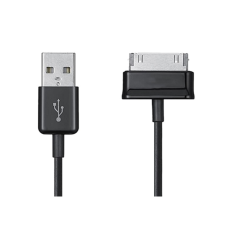 USB кабель Samsung P1000 1m (30 pin) в упаковці (Чорний)