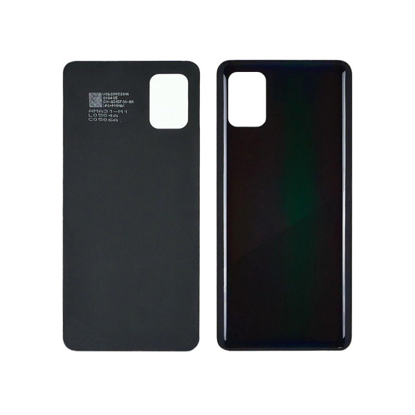 Задняя крышка для Samsung A415 Galaxy A41 (2020) Prism Crush Black (Черная) Оригинал Китай