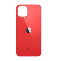 Заднее стекло корпуса для Apple iPhone 12 mini (Красное)