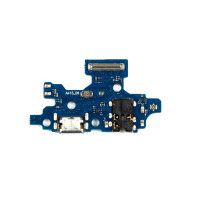 Нижняя плата (Flat cable) Samsung A415 Galaxy A41 на плате с микрофоном и компонентами