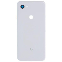 Задня кришка для Google Pixel 3A, зі склом камери (Біла) Оригінал