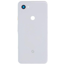 Задня кришка для Google Pixel 3A, зі склом камери (Біла) Оригінал