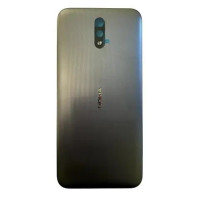 Задня кришка для Nokia 2.3 (TA-1211 | TA-1214 | TA-1206 | TA-1209), зі склом камери (Сіра)