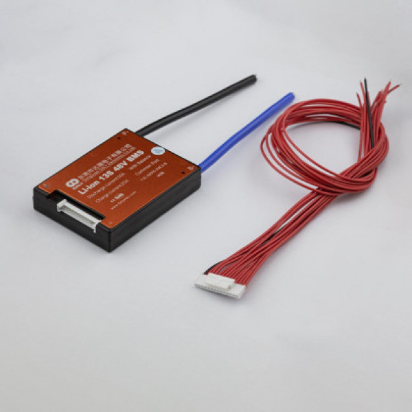 Плата BMS Daly Li-ion 48V 13S 50A вологозахисна, з балансиром