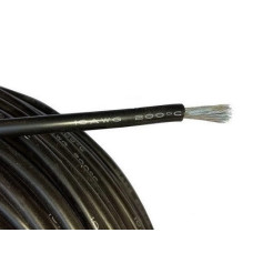 Силиконовый многожильный гибкий провод AWG 20 black (1 метр)