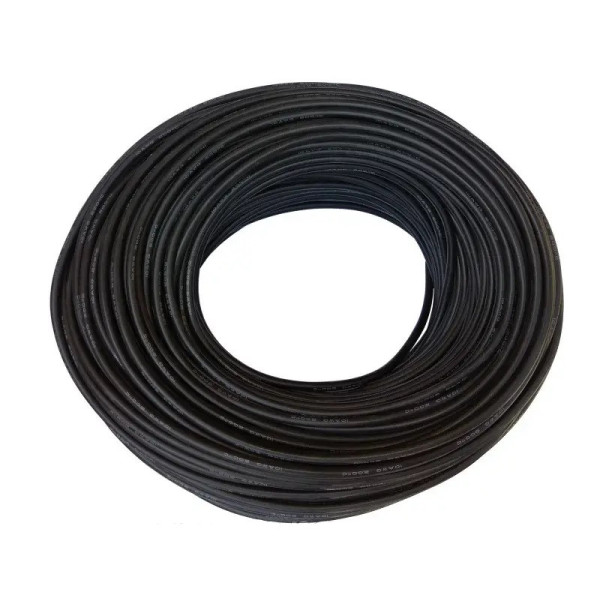 Силіконовий багатожильний гнучкий провід AWG 6 black (1 метр)
