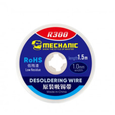 Обплетення для зняття припою Mechanic R300 1015, довжина: 1.5 m, ширина: 1.0 mm