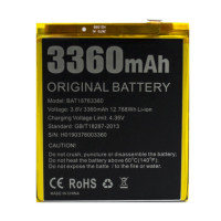 Аккумулятор АКБ для Doogee Y7 (BAT18763360) (Li-ion 3.8V 3360mAh) Оригинал Китай