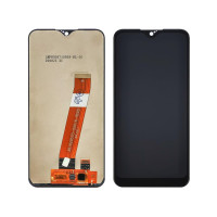 Дисплей для Samsung A015M Galaxy A01 (2020) із сенсорним склом (Чорний) Оригінал Китай