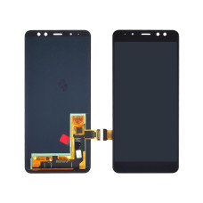 Дисплей для Samsung A530 Galaxy A8 (2018) с сенсорным стеклом (Черный) OLED