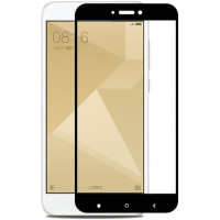 Стекло защитное для Xiaomi Redmi Note 5A Pro (0,3мм, 5D, черное) Full Glue