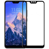 Стекло защитное для Xiaomi Redmi Note 6 Pro (0,3мм, 5D, черное) Full Glue
