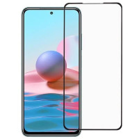 Защитное стекло для Xiaomi Redmi Note 10 Pro | Redmi Note 10 Pro Max (0,3мм, 5D, черное) Full Glue