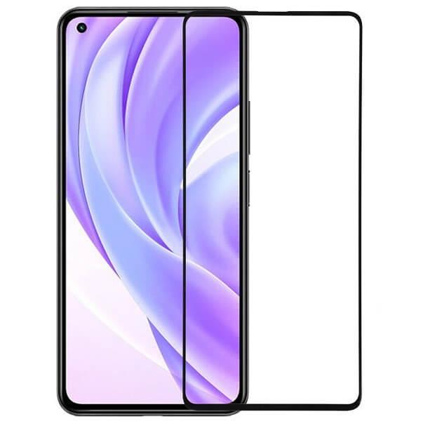 Стекло защитное для Xiaomi Mi 11 Lite (0,3мм, 5D, черное) Full Glue