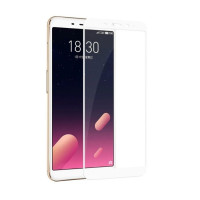 Скло захисне для Xiaomi Redmi Note 6 Pro (0,3мм, 5D, біле) Full Glue