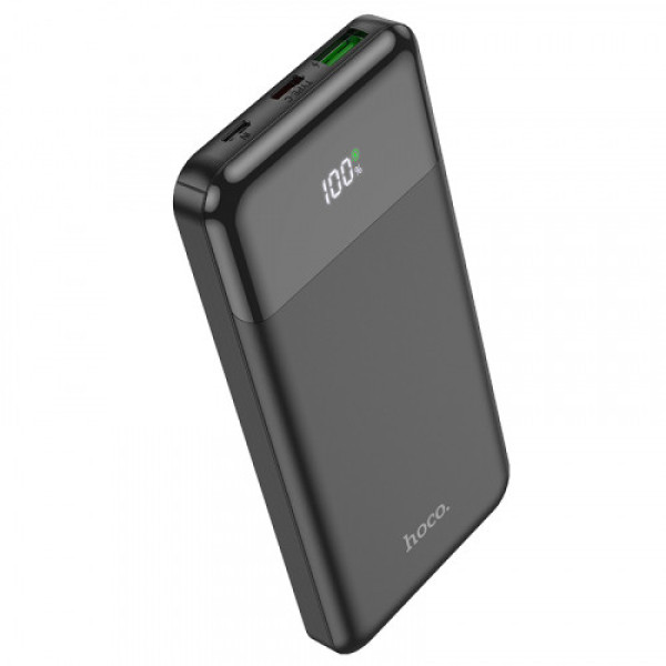 Зовнішній акумулятор (Power bank) Hoco J102 Cool figure PD20W+QC3.0 на 10000 mAh (Чорний)