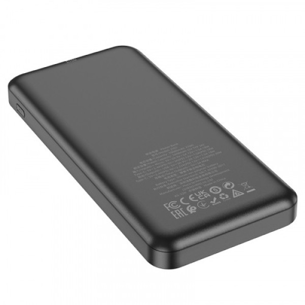 Зовнішній акумулятор (Power bank) Hoco J102 Cool figure PD20W+QC3.0 на 10000 mAh (Чорний)