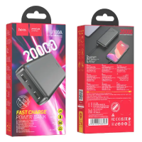 Зовнішній акумулятор (Power bank) Hoco J100A High-ranking на 20000mAh (Чорний)