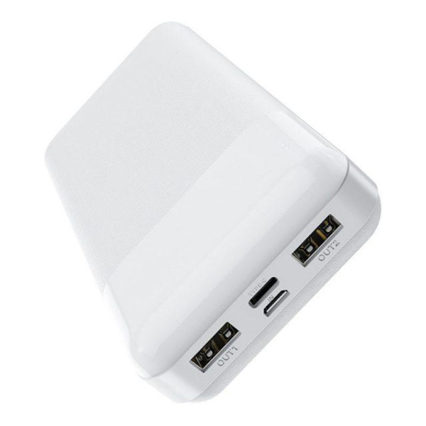 Зовнішній акумулятор (Power bank) Hoco J72A Easy travel 20000 mAh (Білий)