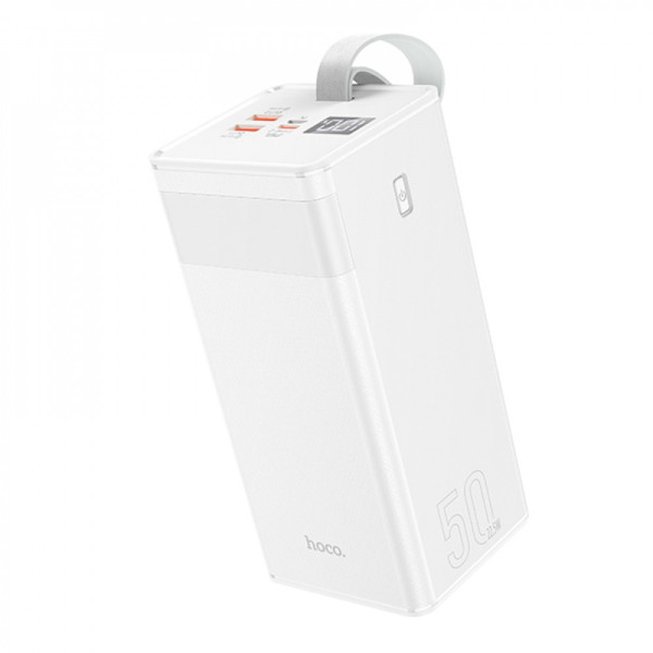 Зовнішній акумулятор (Power bank) Hoco J86A Powermaster 22.5W fully compatible на 50000mAh (Білий)