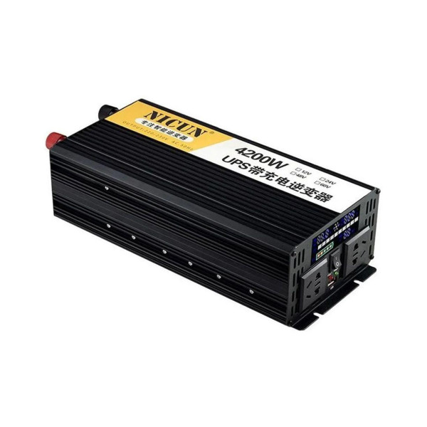Інвертор перетворювач напруги Nicun SFX24-220 (4200W DC 24V - AC 220V)