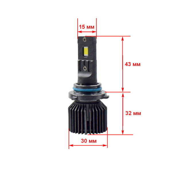 Светодиодная лампа Cyclone LED 9006 6000K TYPE 45 (1шт)