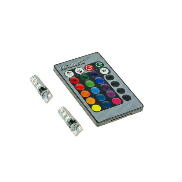 Світлодіодна лампа Cyclone T10-085 RGB 5050-6 12V
