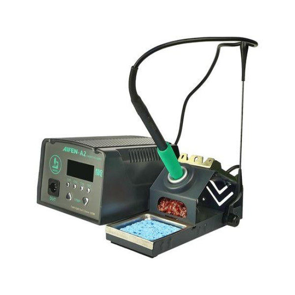 Паяльна станція прецизійна Aifen A2 (паяльник стандарту JBC 210, 3 канали пам'яті, 120W, 100C - 450C)