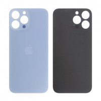 Задня кришка Apple iPhone 13 Pro Max з великим вирізом під камеру (Блакитна) Оригінал Китай