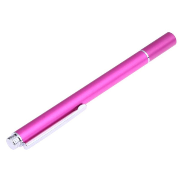 Стилус Jot Pro емкостный высокоточный двусторонний алюминиевый с креплением (Розовый)