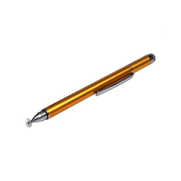 Стилус емкостный высокоточный Jot Pro со съемной микро-волоконной насадкой алюминиевый (Золотистый)