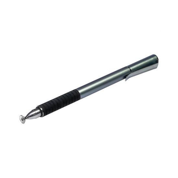 Стилус Jot Pro емкостный высокоточный двусторонний алюминиевый с креплением (Серебряный)