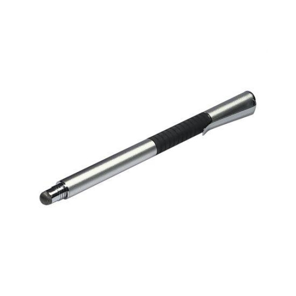 Стилус Jot Pro емкостный высокоточный двусторонний алюминиевый с креплением (Светло-серебряный)