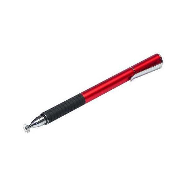 Стилус Jot Pro емкостный высокоточный двусторонний алюминиевый с креплением (Красный)
