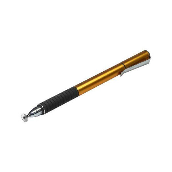 Стилус Jot Pro емкостный высокоточный двусторонний алюминиевый с креплением (Золотистый)