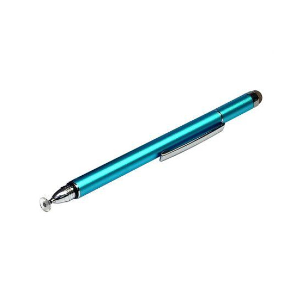 Стилус емкостный высокоточный Jot Pro со съемной микро-волоконной насадкой алюминиевый (Голубой)