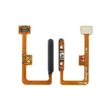 Шлейф для Xiaomi Mi11 Lite с кнопкой включения | выключения и сканером отпечатка пальца (Черный)
