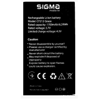 Акумулятори (АКБ) для Sigma Comfort 50 CF212 Grace (1700 mAh 3.7 V) Оригінал