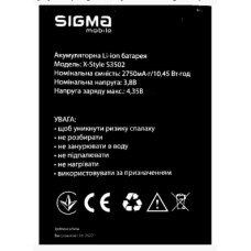 Акумулятори (АКБ) для Sigma X-style S3502 (2750 mAh 3.8V) Оригінал