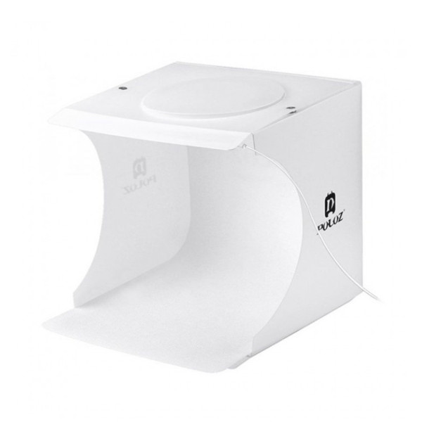 Лайткуб (фотобокс) Puluz PU5023 LED (24 х 23 х 22 см) Білий