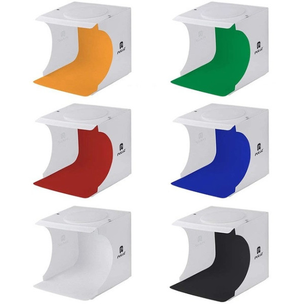 Лайткуб (фотобокс) Puluz PU5023 LED (24 х 23 х 22 см) Білий