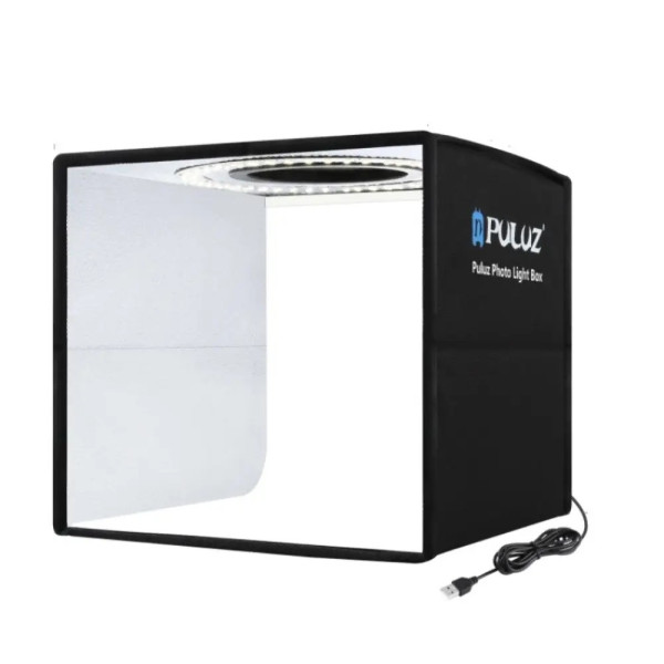 Лайткуб (фотобокс) Puluz PU5032B LED (30 х 30 х 30 см) Чорний