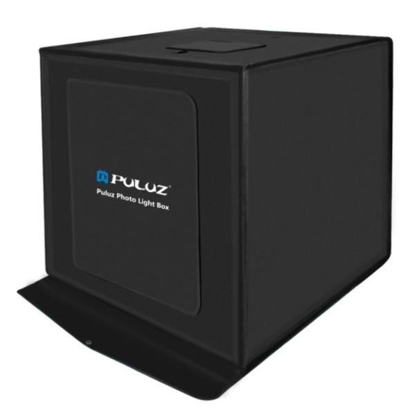 Лайткуб (фотобокс) Puluz PU5040 у комплекті з 2 LED панелями (40 х 40 х 40 см) Чорний