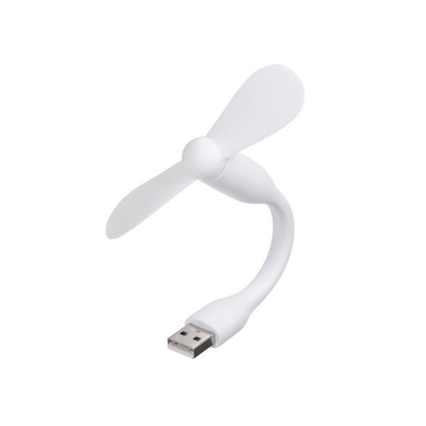 Портативный мобильный вентилятор USB (Белый)