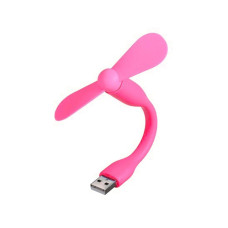 Портативный мобильный вентилятор USB (Розовый)