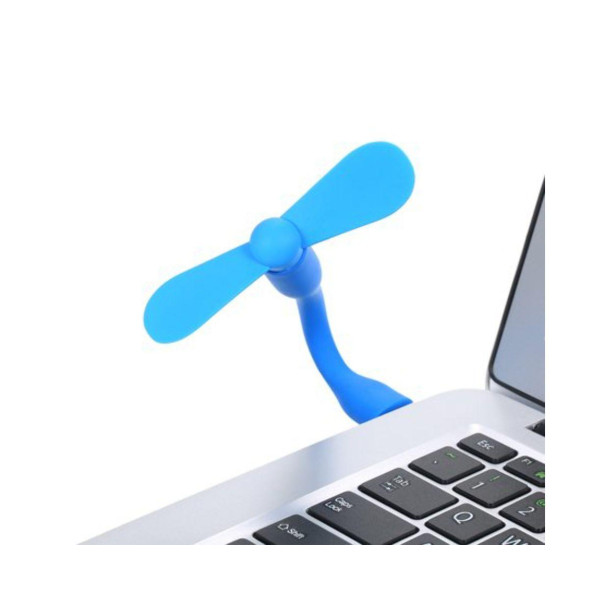 Портативный мобильный вентилятор USB (Синий)