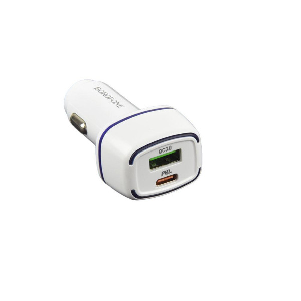 Автомобильное Зарядное Устройство Borofone BZ14A PD20W+QC3.0 3A