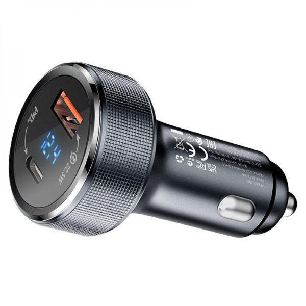Автомобильное Зарядное Устройство Borofone BZ03 Dynasty PD/QC 58.5W