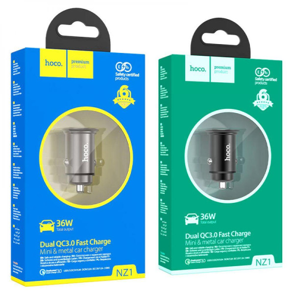 Автомобильное зарядное устройство Hoco NZ1 36W QC3.0