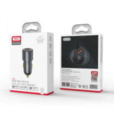 Автомобильное Зарядное Устройство XO CC45 PD30W PD+USB30W Shared 60W Metal